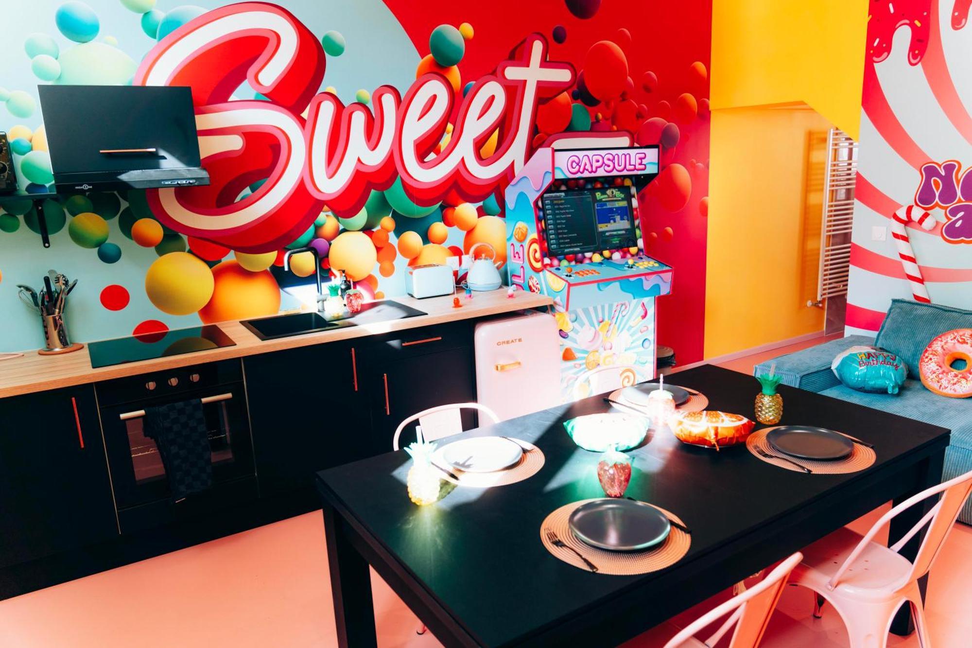 Capsule Bonbon - Balneo - Sauna - Billard - Nintendo Switch Douai Exterior photo